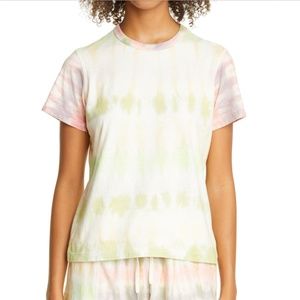 John Elliott Reconstructed Tie Dye Crop T-Shirt